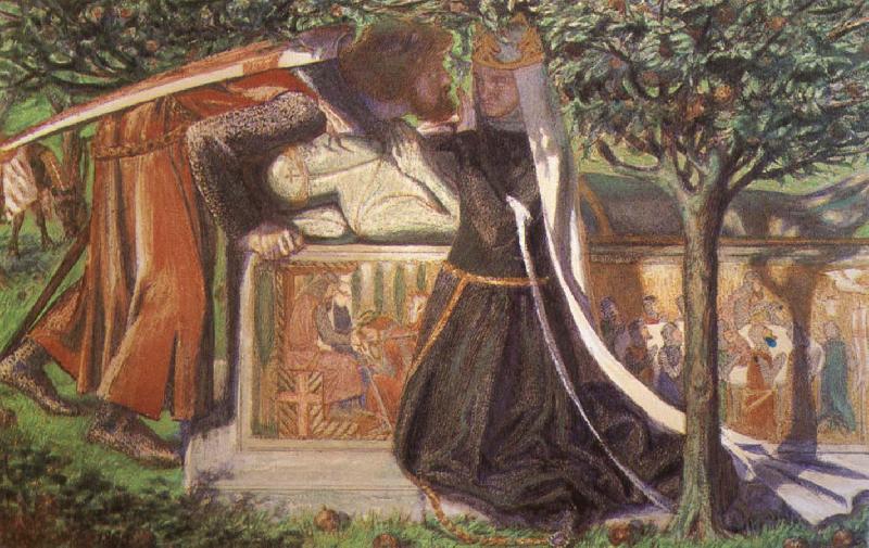 Dante Gabriel Rossetti Arthur-s Tomb Norge oil painting art
